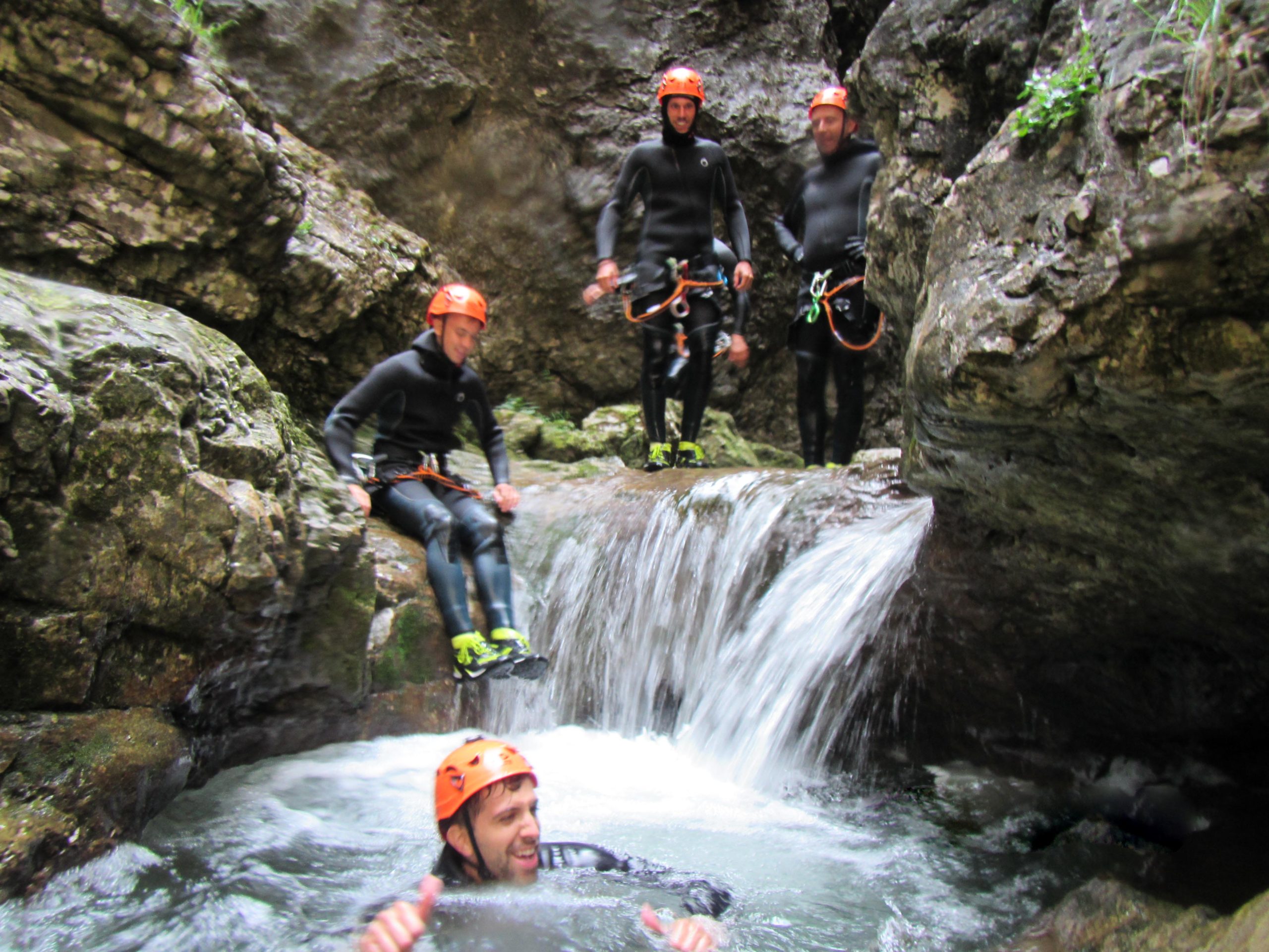 Torrente Rionero Percorso Canyoning Trentino lungo