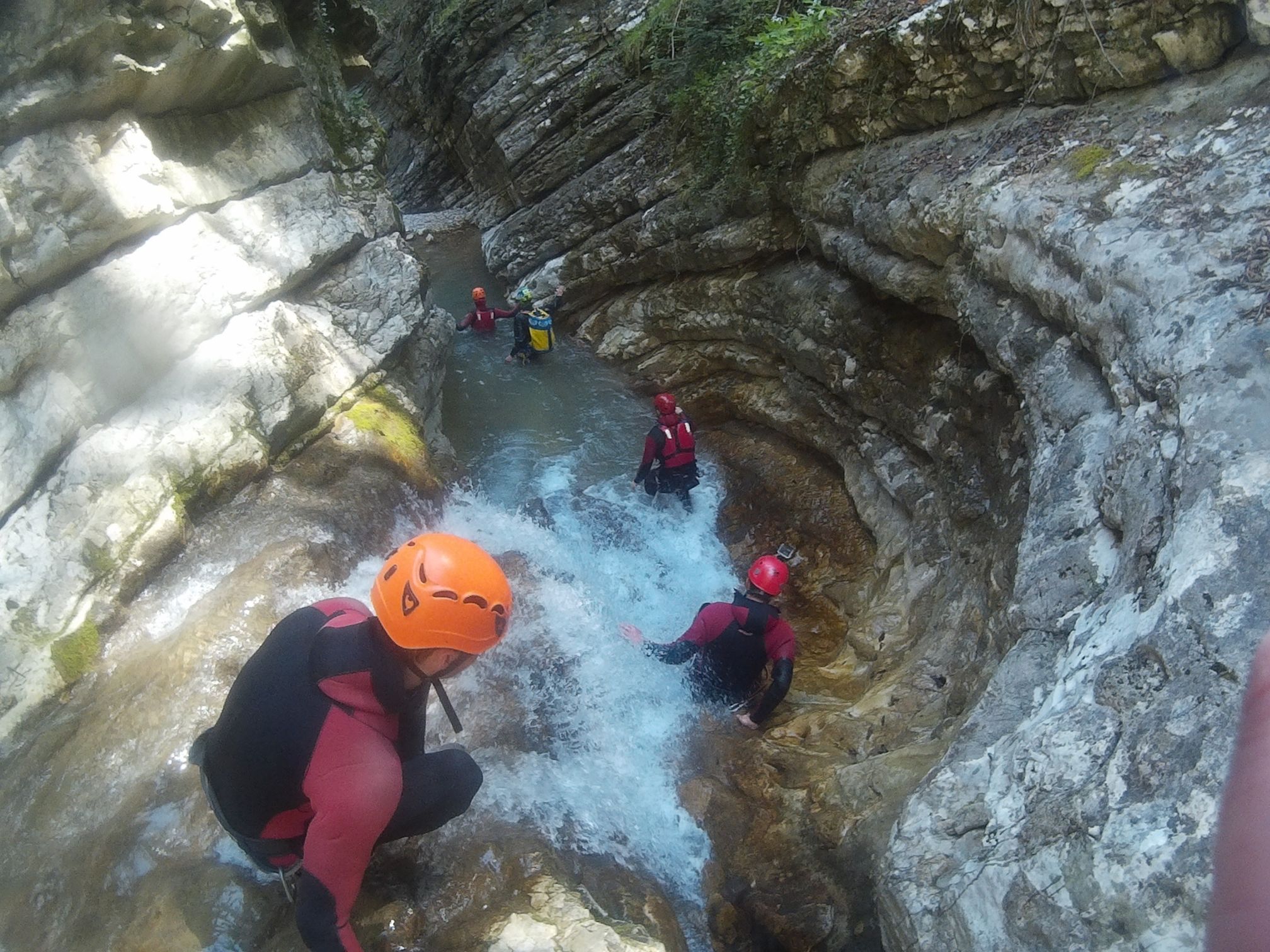 Torrente Rionero Percorso Canyoning Trentino lungo