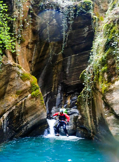 Canyoning in notturna Night Canyoning Trentino