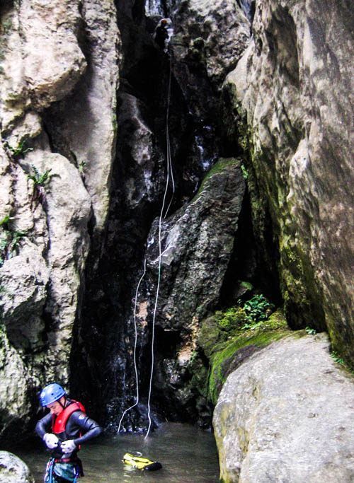 Canyoning in notturna Night Canyoning Trentino
